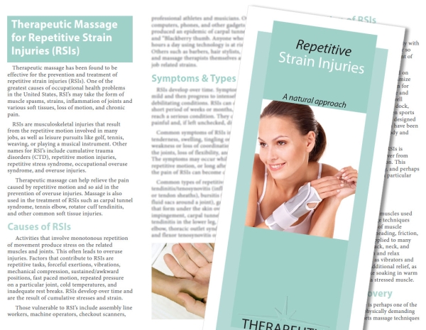 Repetitive Strain Injuries (RSI) Brochure