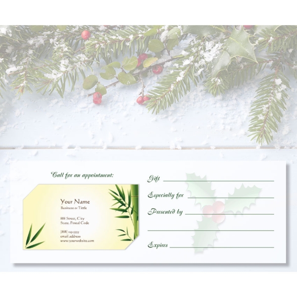 Winter Holiday - Gift Certificate
