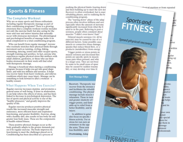 Sports and Fitness Brochure